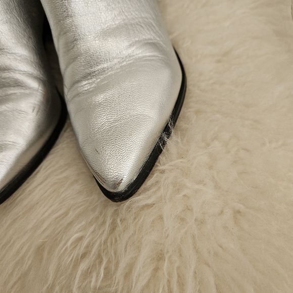 Silver Chelsea Boots - Picture 4 of 6